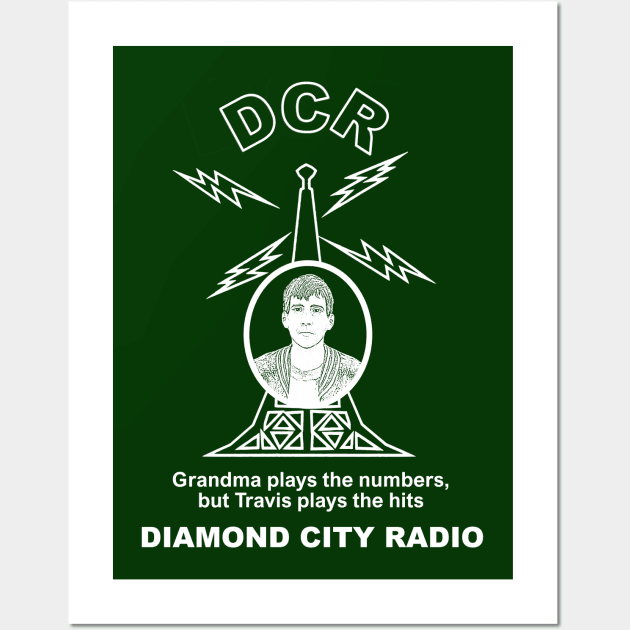 Diamond City Radio Wall Art by childofthecorn